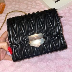 Black crossbody bag